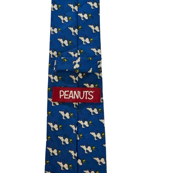 Peanuts Snoopy Woodstock Cartoon Mens Short Necktie - Picture 5 of 8